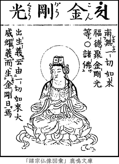 仏像,画像,金剛光菩薩,十六大菩薩
