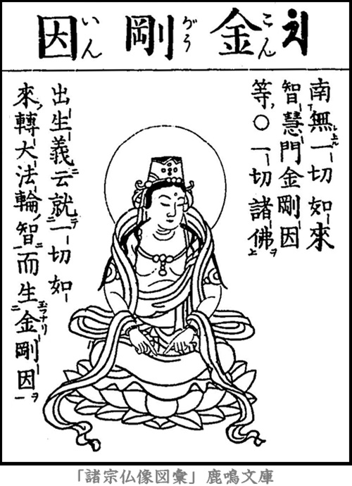仏像,画像,金剛因菩薩,十六大菩薩