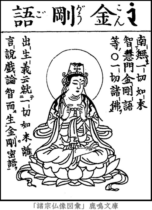 仏像,画像,金剛語菩薩,十六大菩薩